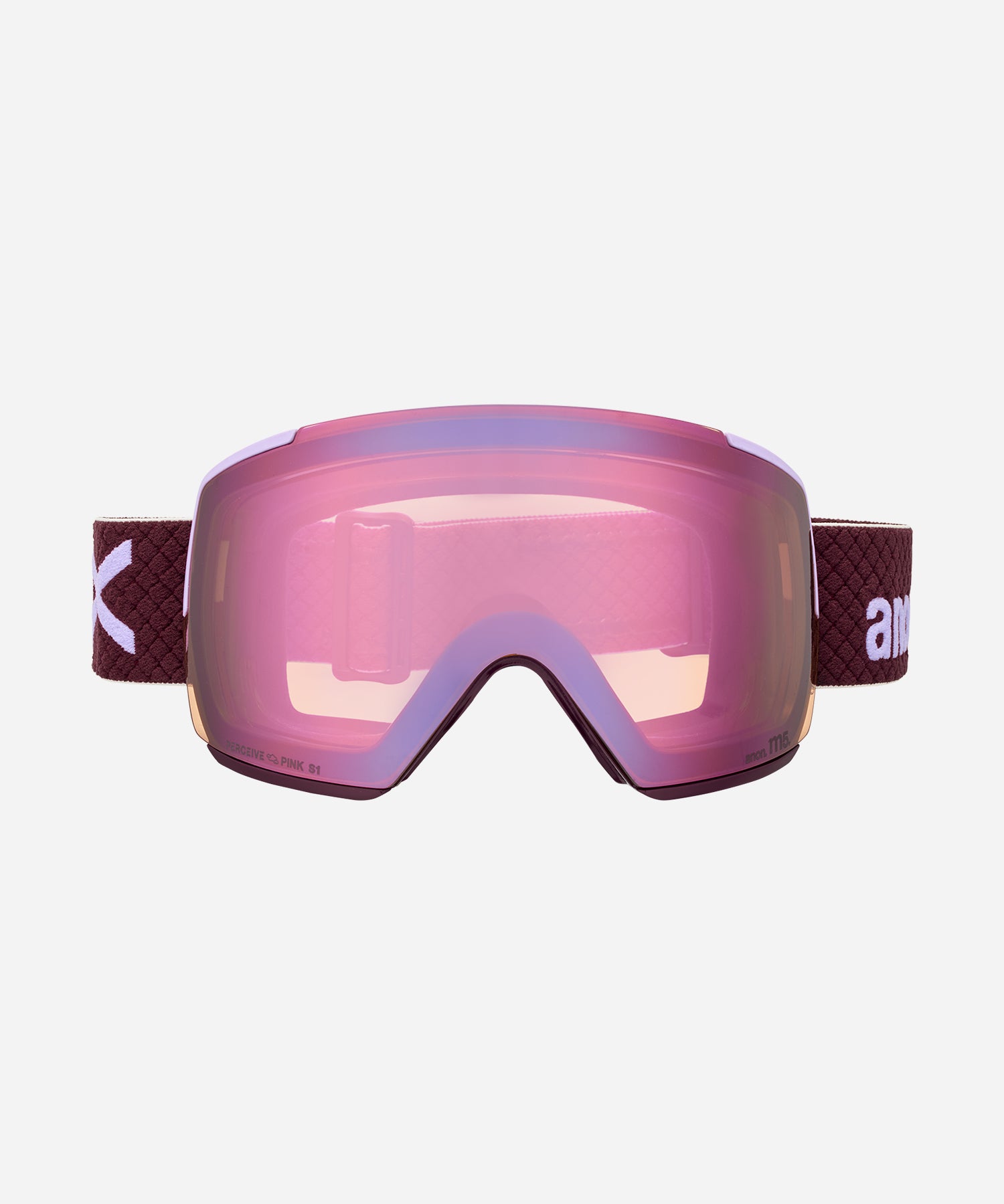 AnonM5GogglesDeepCherryPerceiveCloudyPink-Front