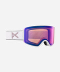 Anon WM3 Low Bridge Goggles White - Perceive Variable Violet Perceive Sunny