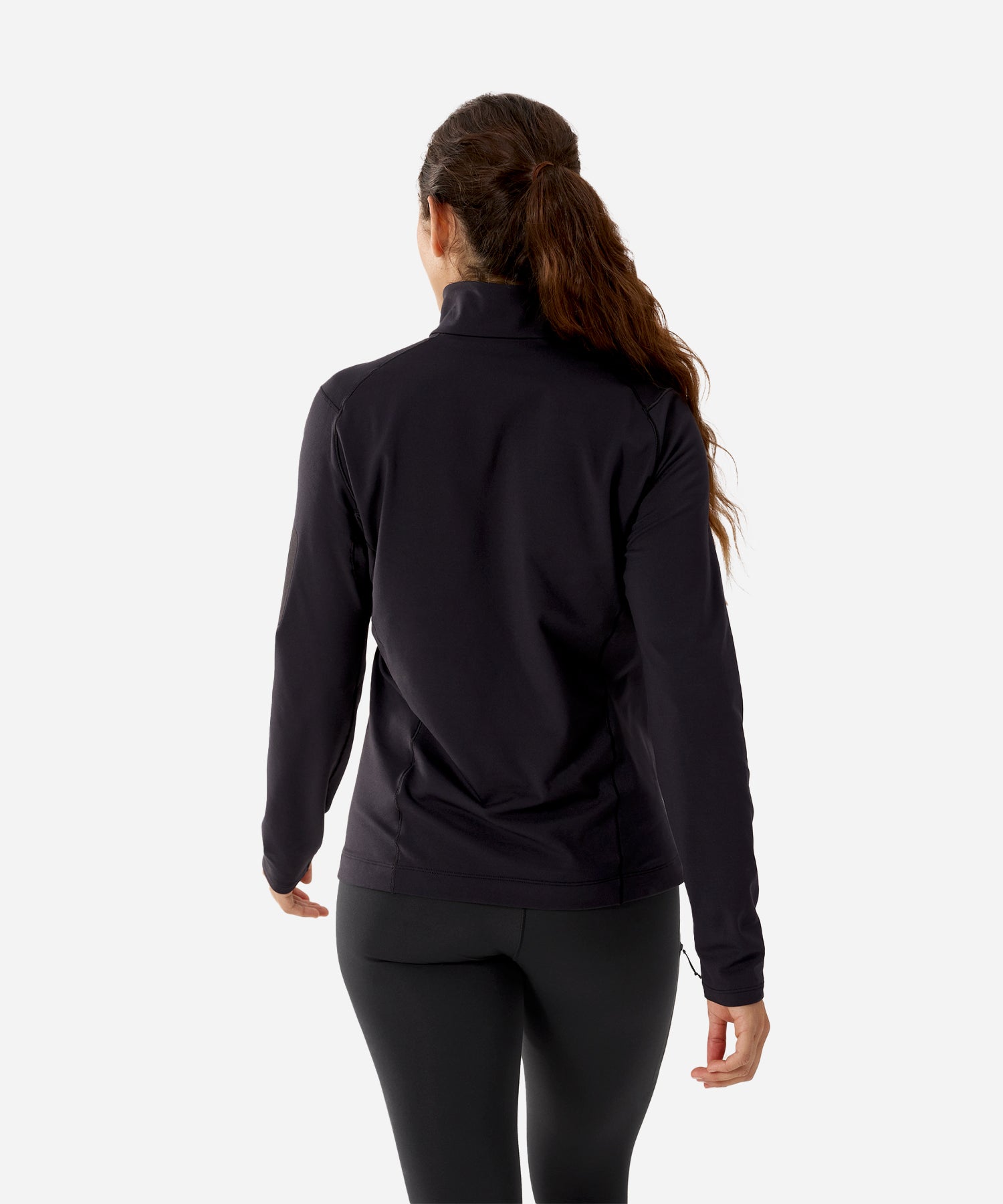 Arc_teryxWomen_sRhoZipNeckBaseLayerBlack-ModelBack