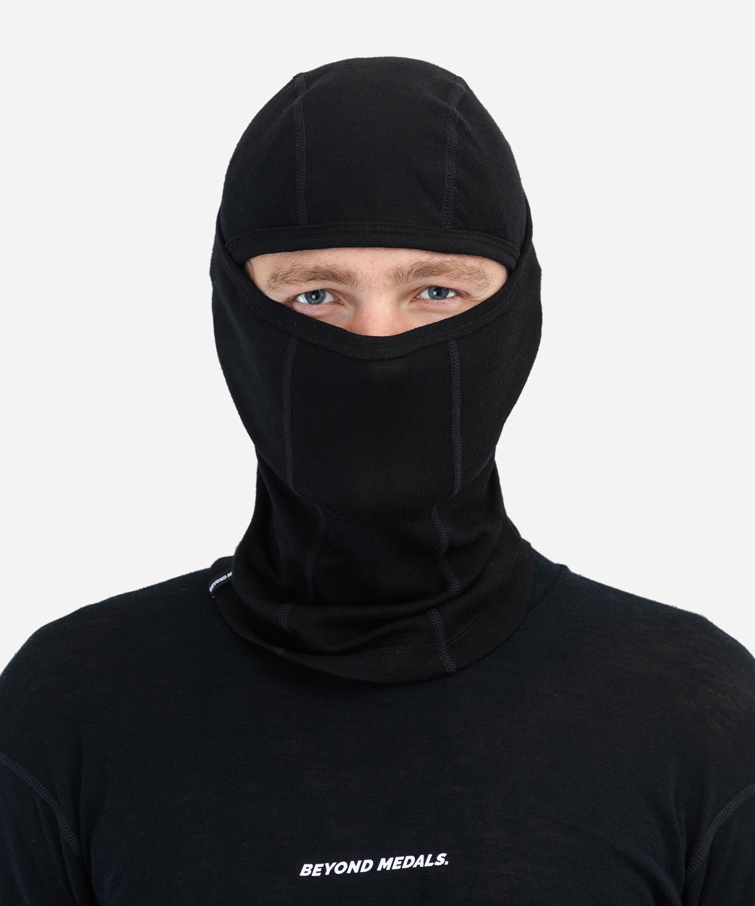 BeyondMedalsMerinoBalaclava-ModelFront