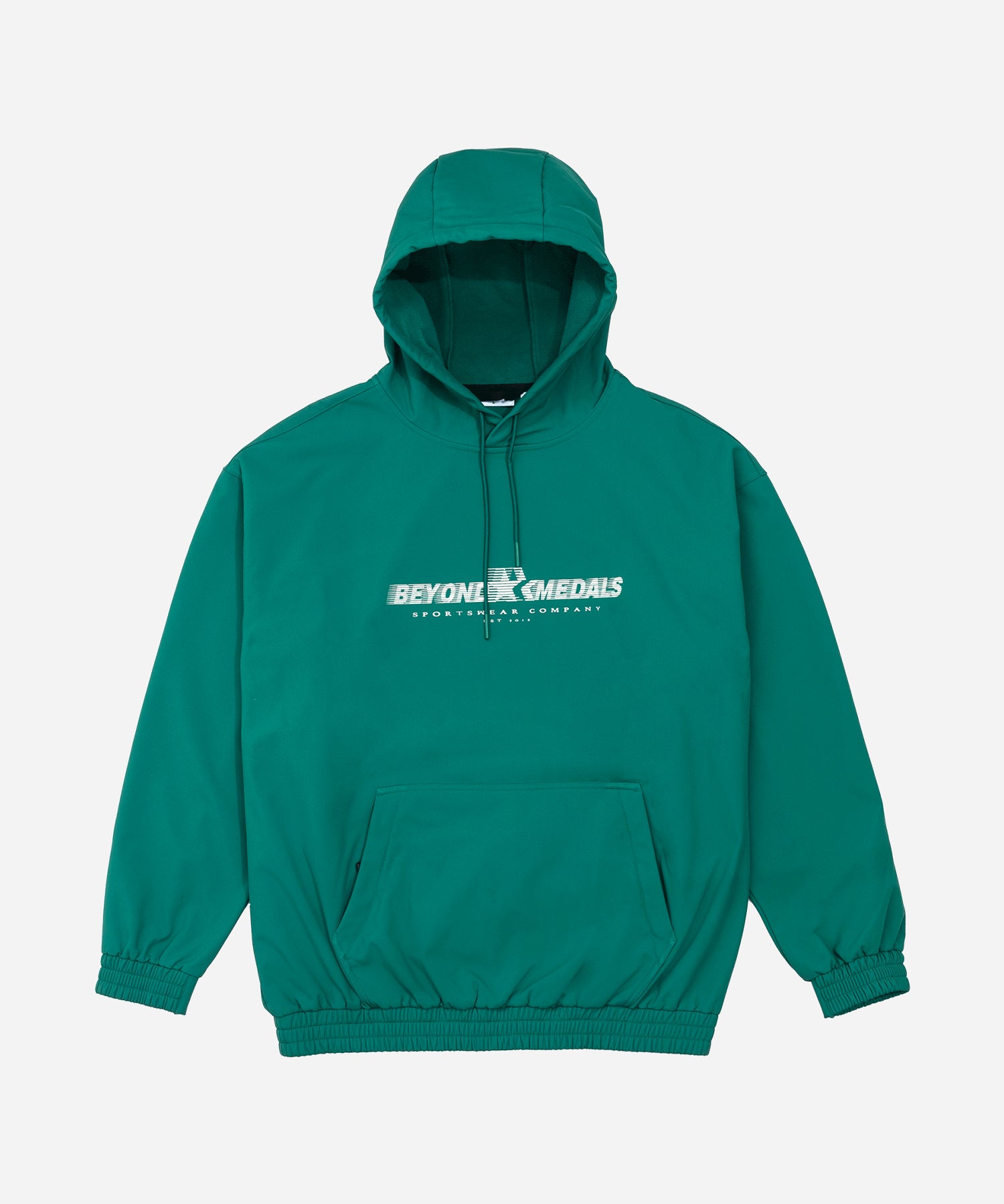 BeyondMedalsSoftshellHoodieGreen-Flat