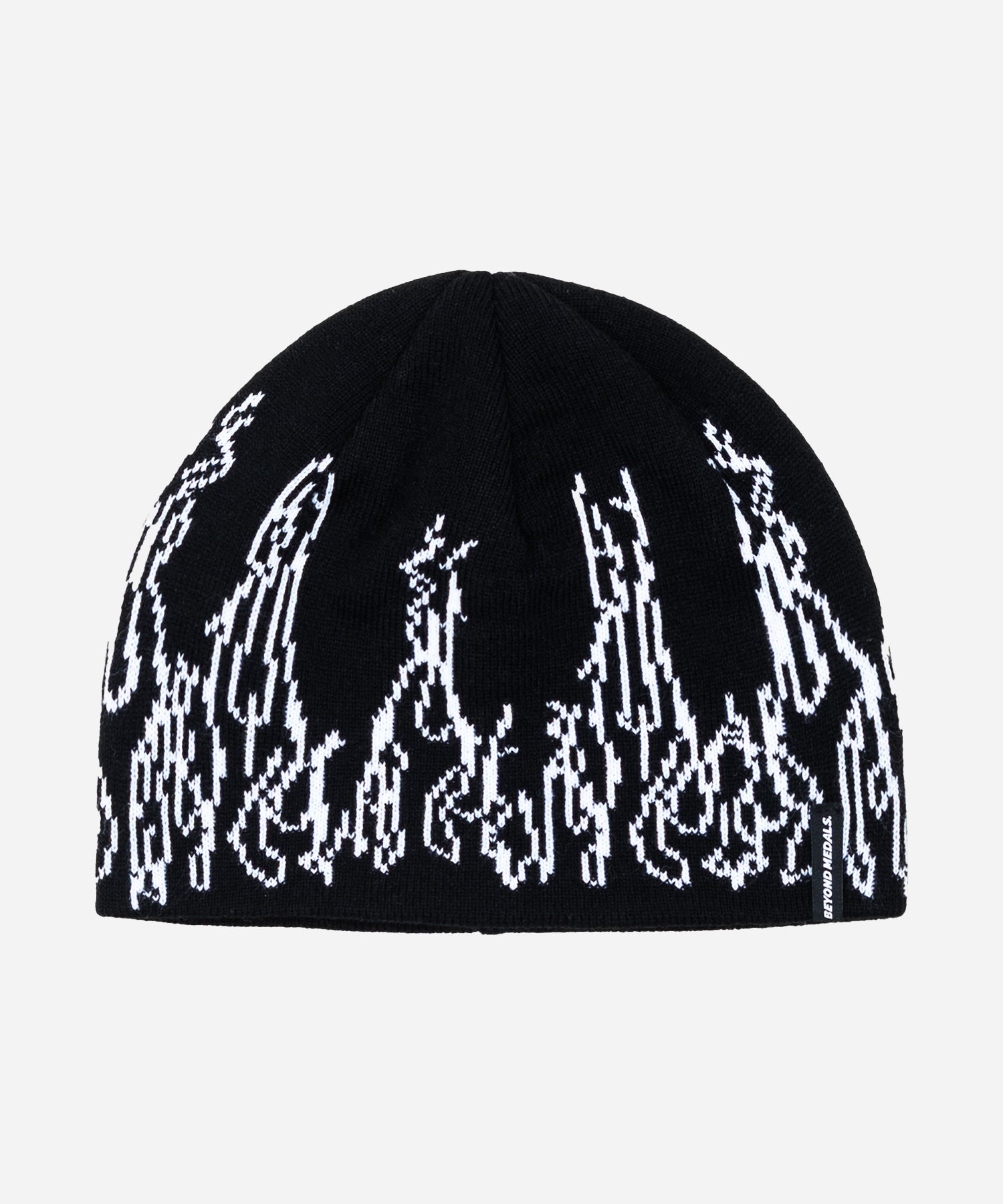 BeyondMedalsWarningBeanie-FlatFront
