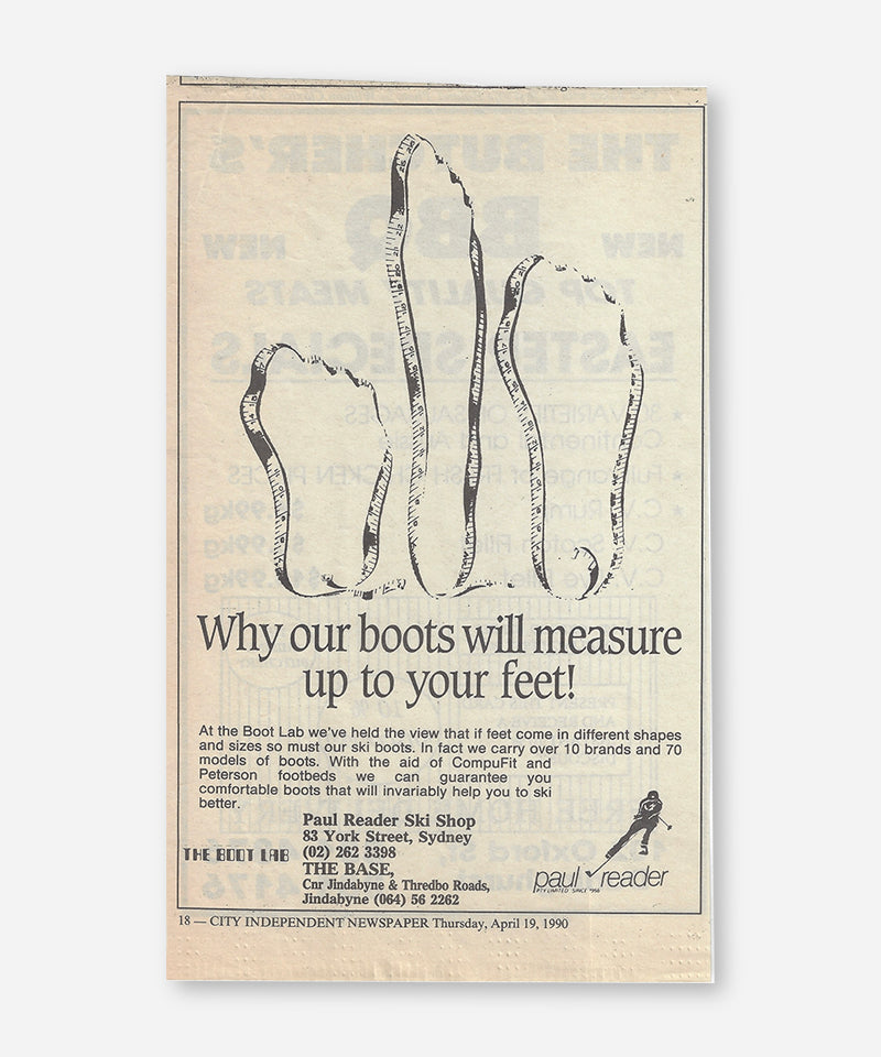 Boot Fitting – Paul Reader Snow Sports