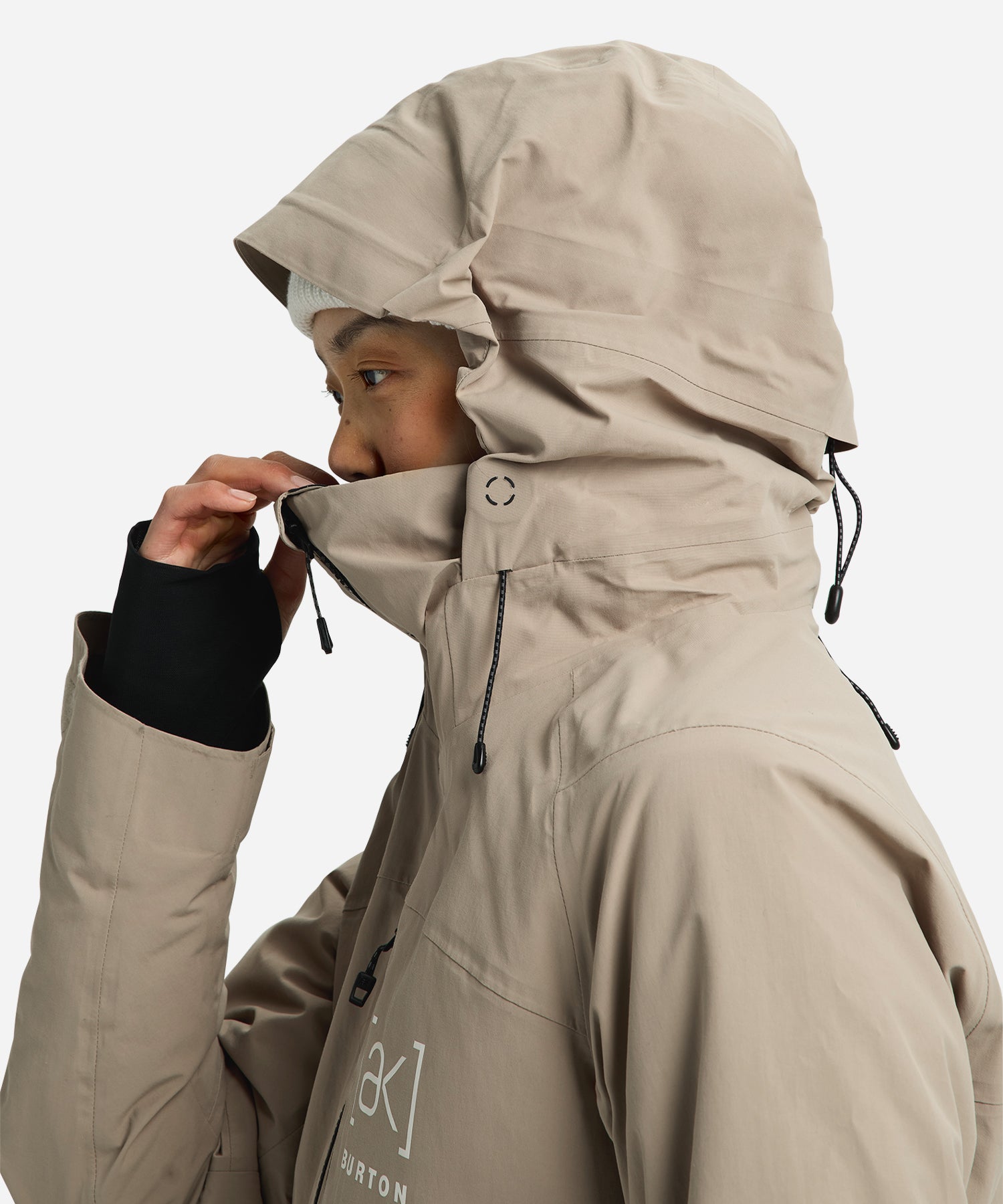 BurtonAKGORE-TEXEmbarkJacket2026SummitTaupe-Hood