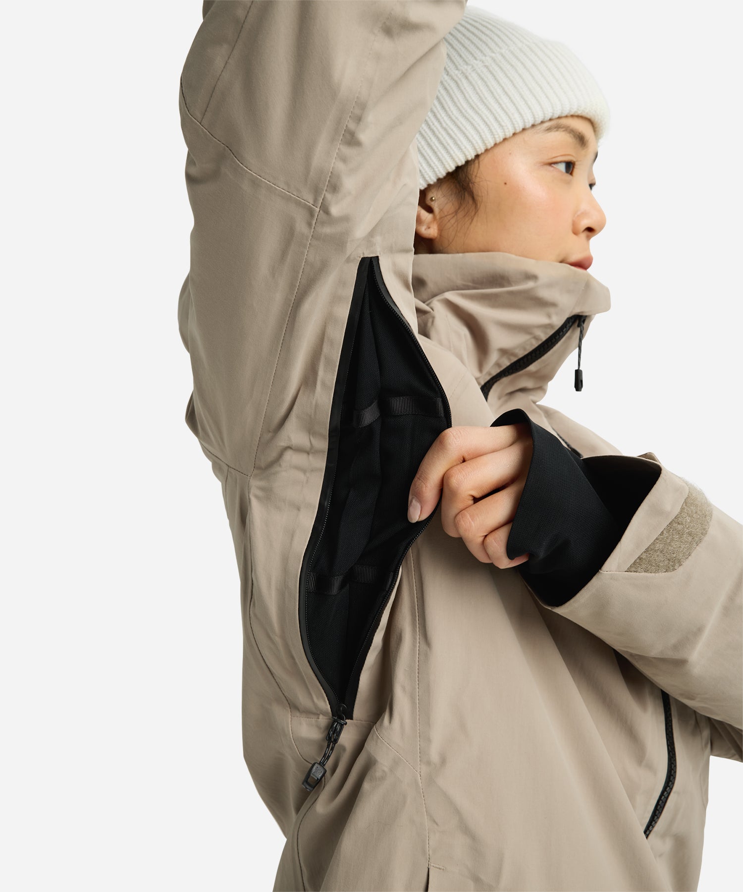 BurtonAKGORE-TEXEmbarkJacket2026SummitTaupe-Vent