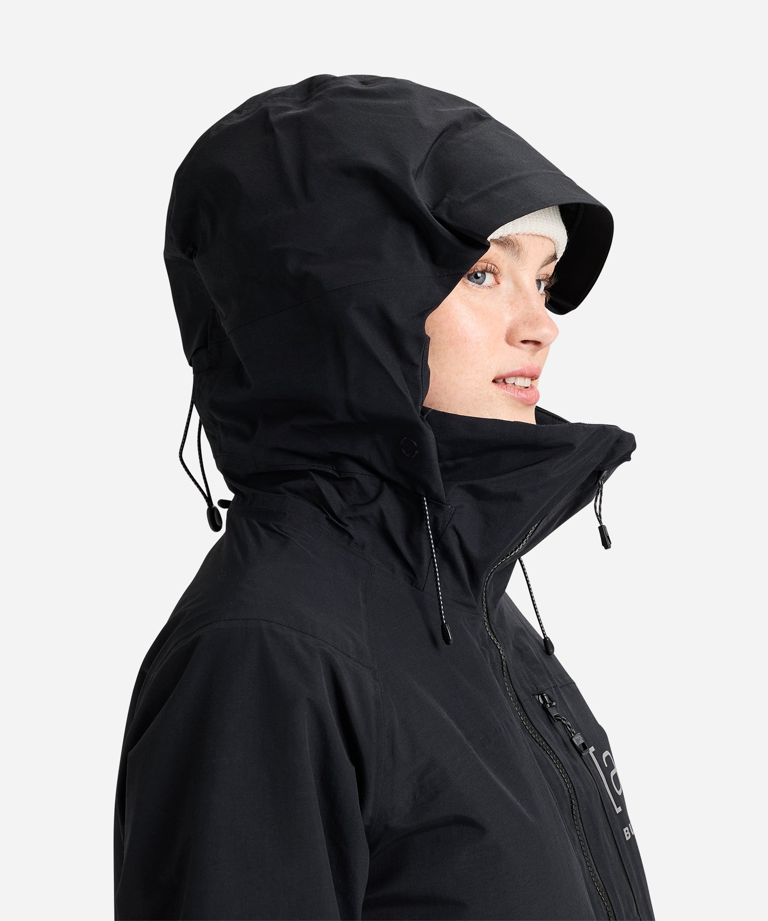 BurtonAKGORE-TEXEmbarkJacket2026TrueBlack-Hood