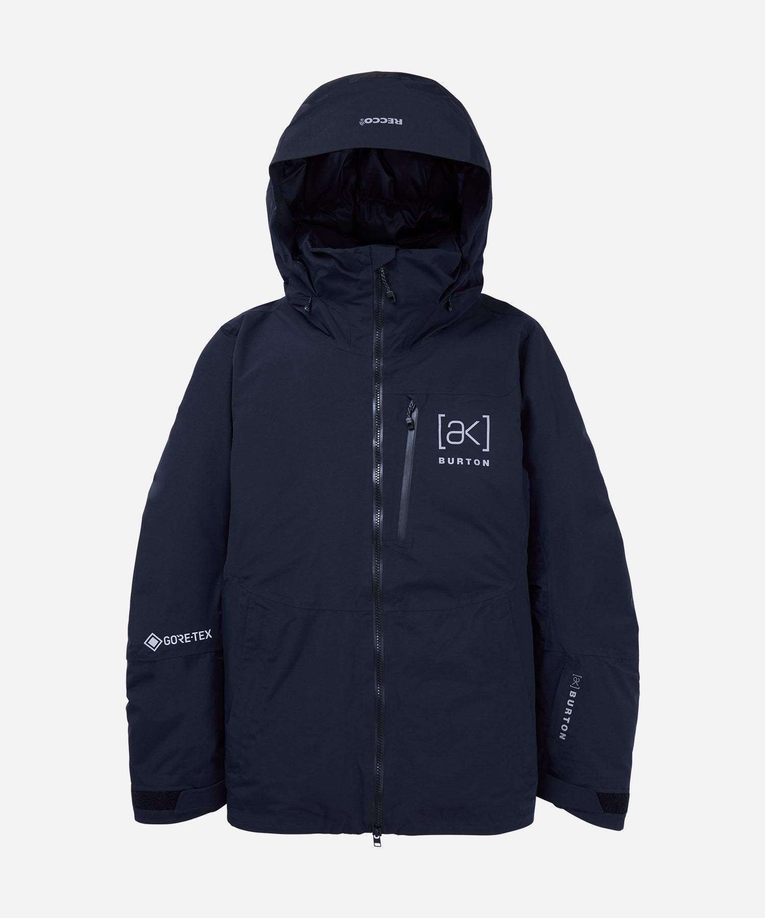 BurtonAKGORE-TEXFlareDown2LJacket2026TrueBlack-GhostFront