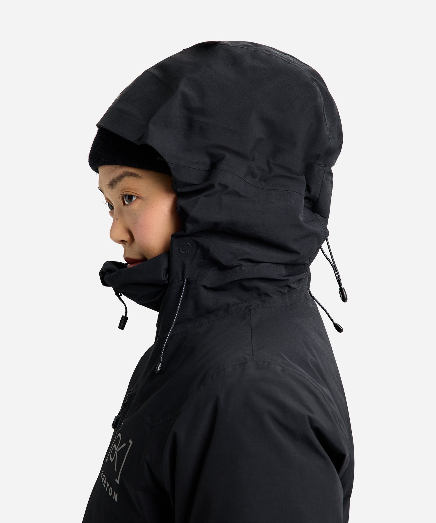 BurtonAKGORE-TEXFlareDown2LJacket2026TrueBlack-Hood