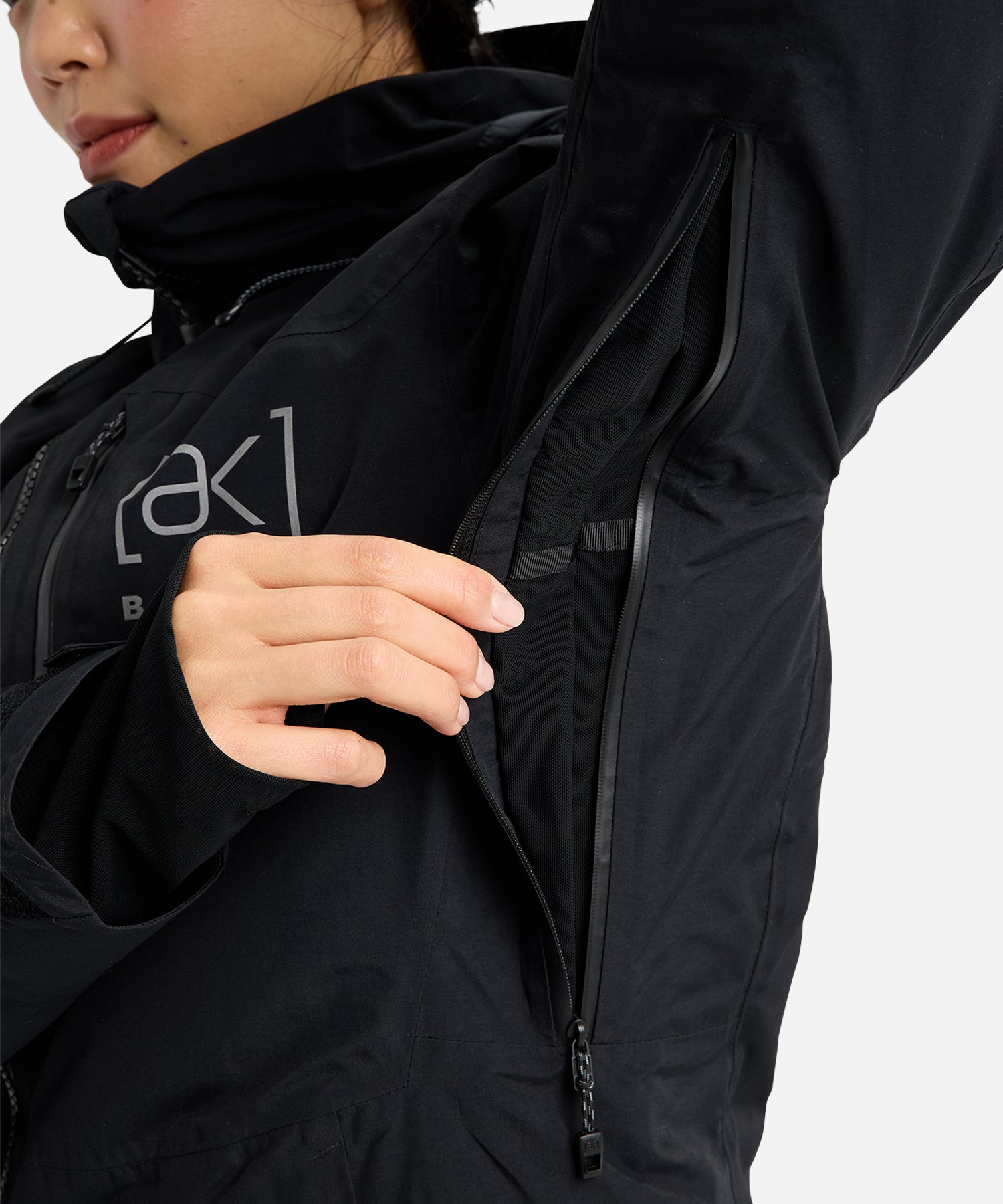 BurtonAKGORE-TEXFlareDown2LJacket2026TrueBlack-Vent