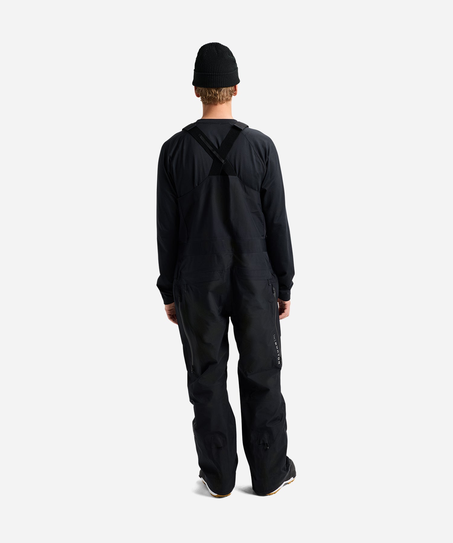 BurtonAKGORE-TEXFreebird3LBibTrueBlack-ModelFullBodyBack
