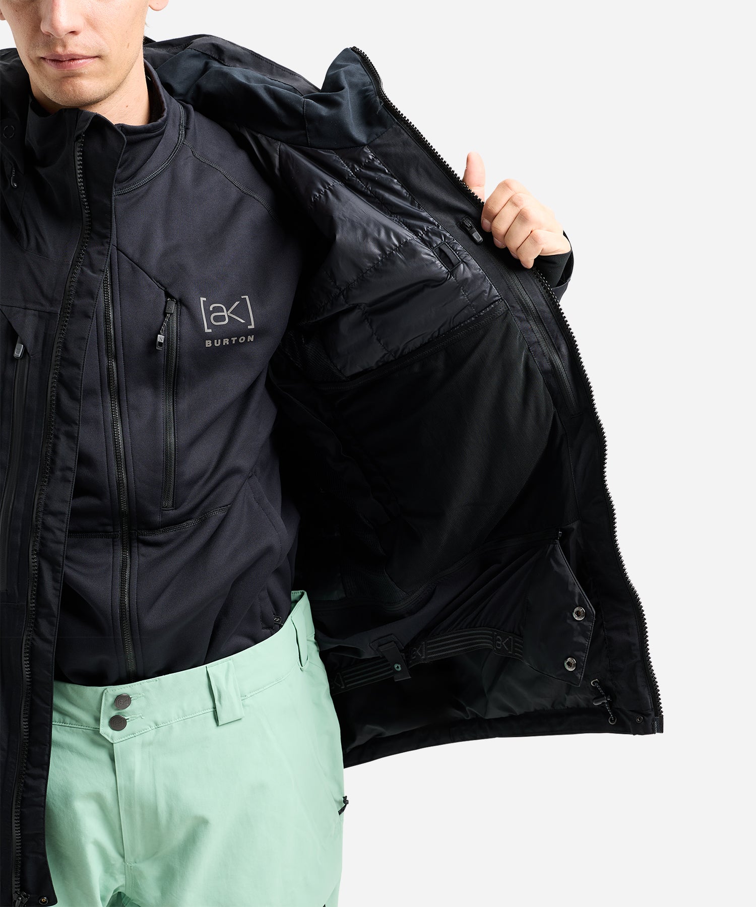 BurtonAKGORE-TEXSwash2LJacket2026TrueBlack-Lining