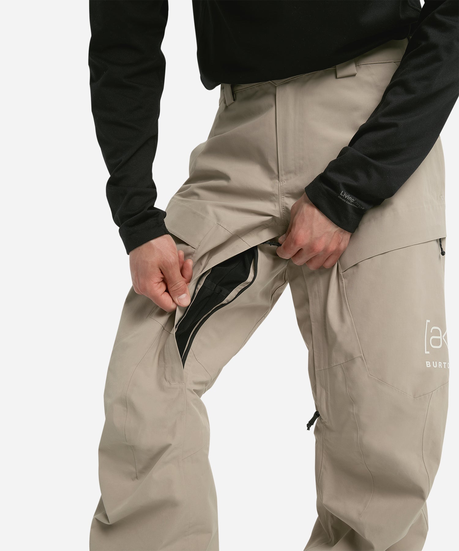 BurtonAKGORE-TEXSwash2LPant2026SummitTaupe-InnerVent