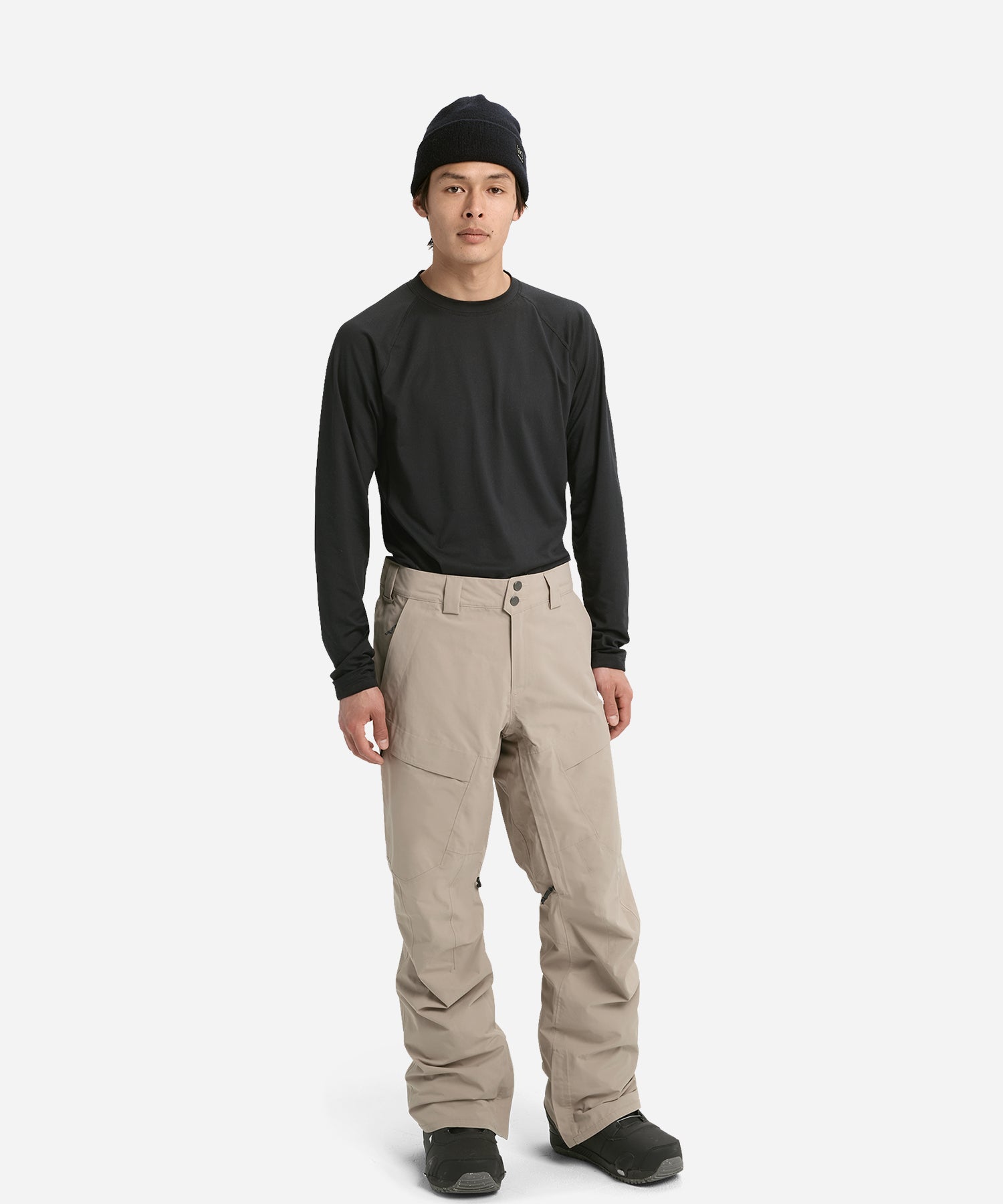 BurtonAKGORE-TEXSwash2LPant2026SummitTaupe-ModelFullBody