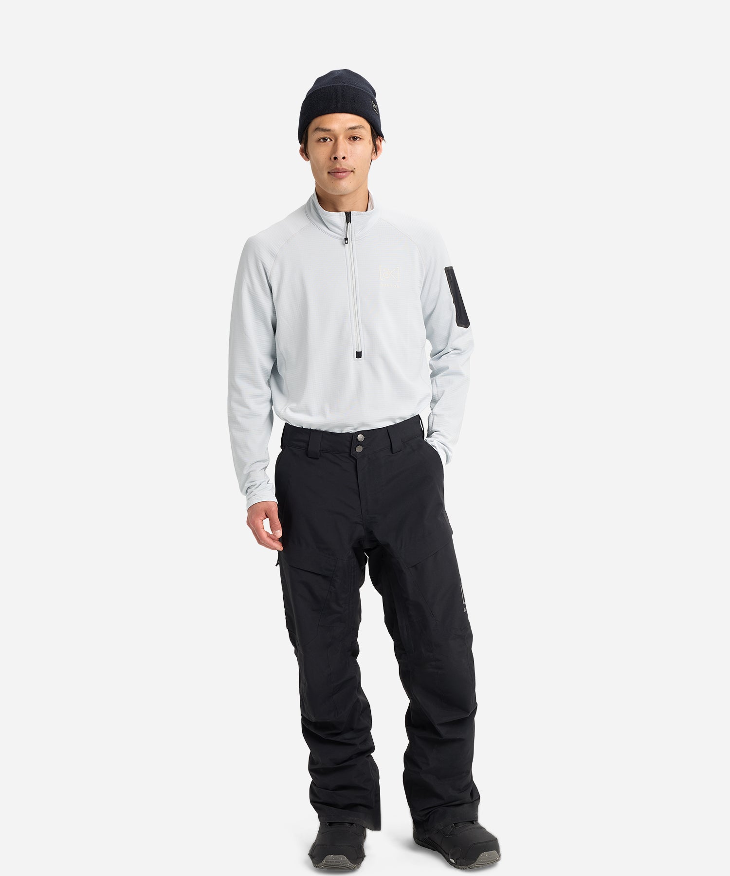 BurtonAKGORE-TEXSwash2LPant2026TrueBlack-ModelFullBody