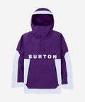 Burton Frostner Anorak Imperial Purple Stout White