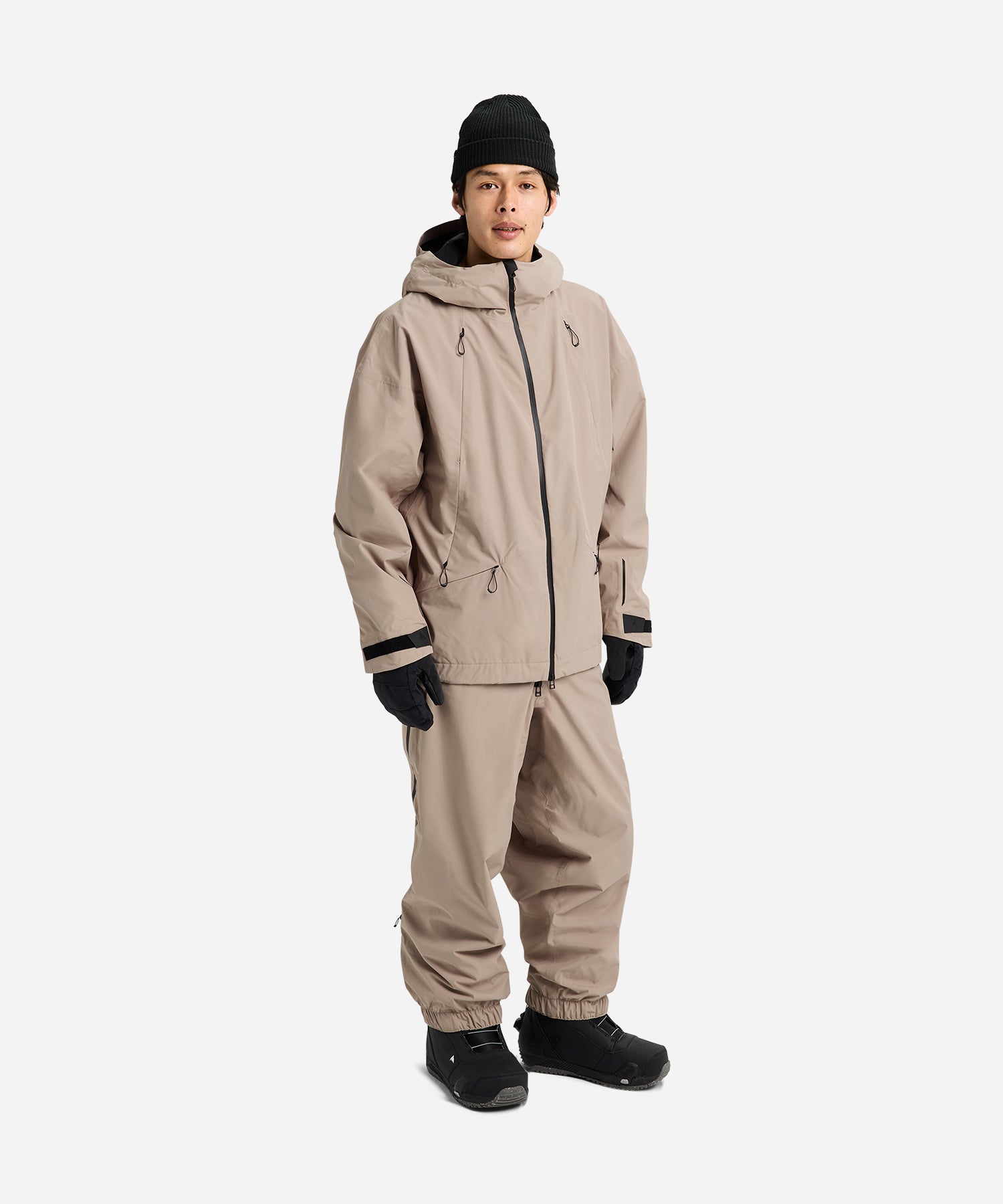 BurtonFuturetrust2LJacketSummitTaupe-ModelFullBody