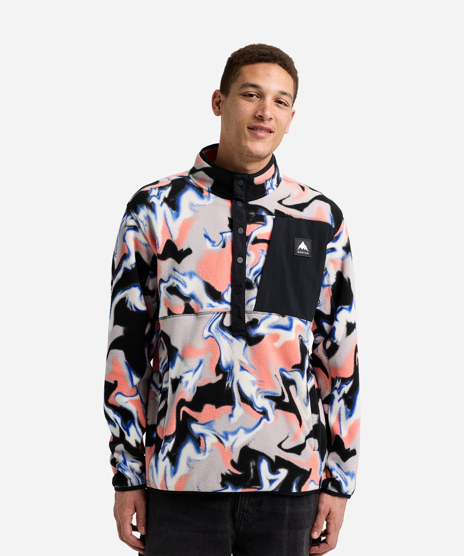 BurtonMen_sCinderFleecePulloverDazed-ModelFront