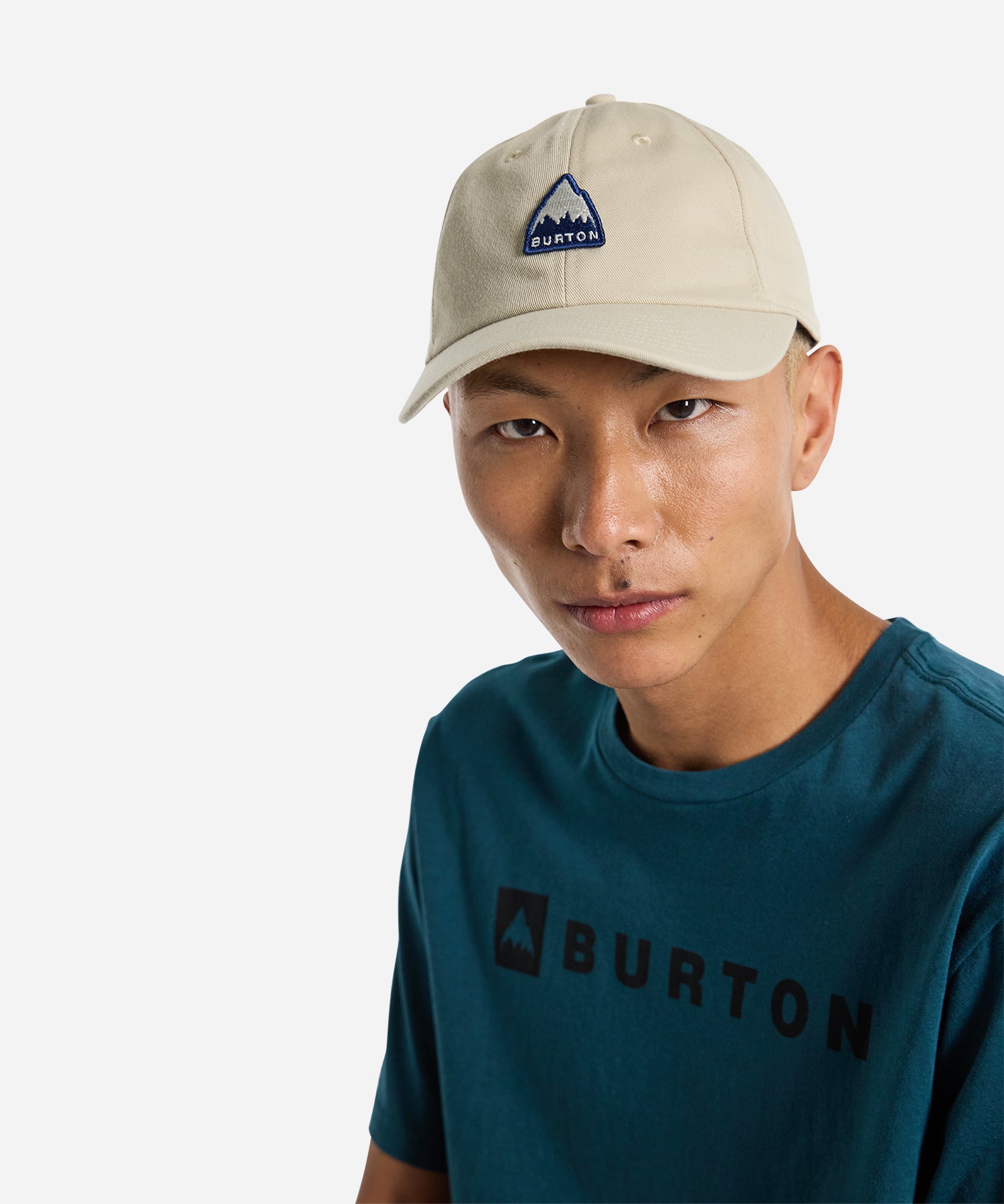 BurtonRadDadCapSummitTaupe-ModelFront