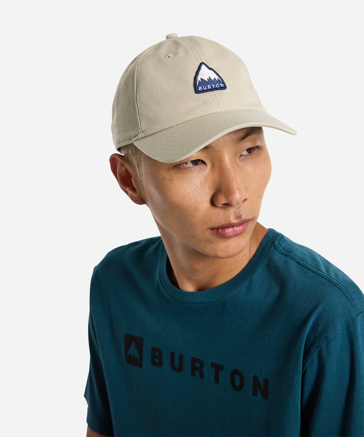 BurtonRadDadCapSummitTaupe-ModelFrontTwo