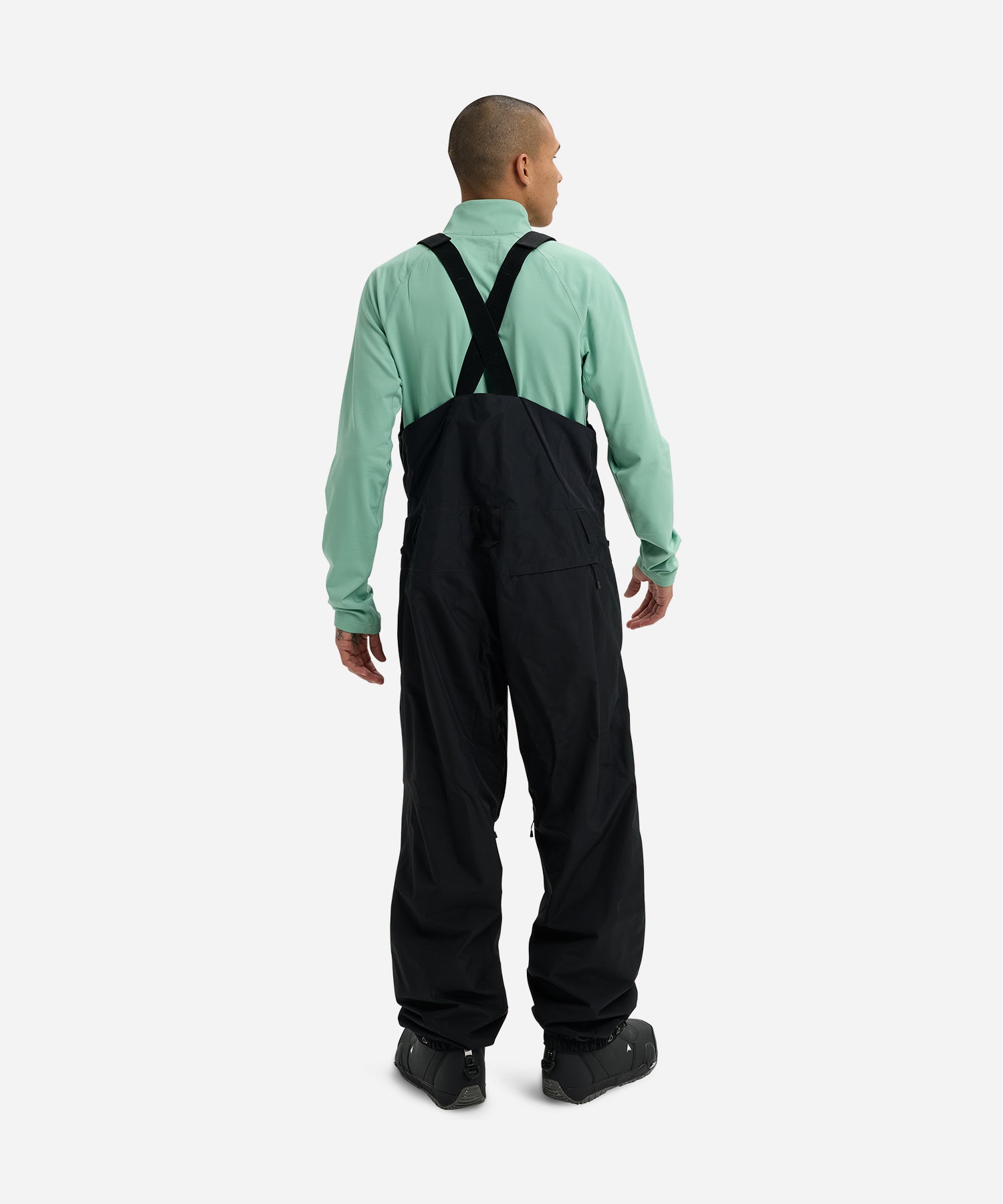 BurtonReserve2LRelaxedBibTrueBlack-ModelBack