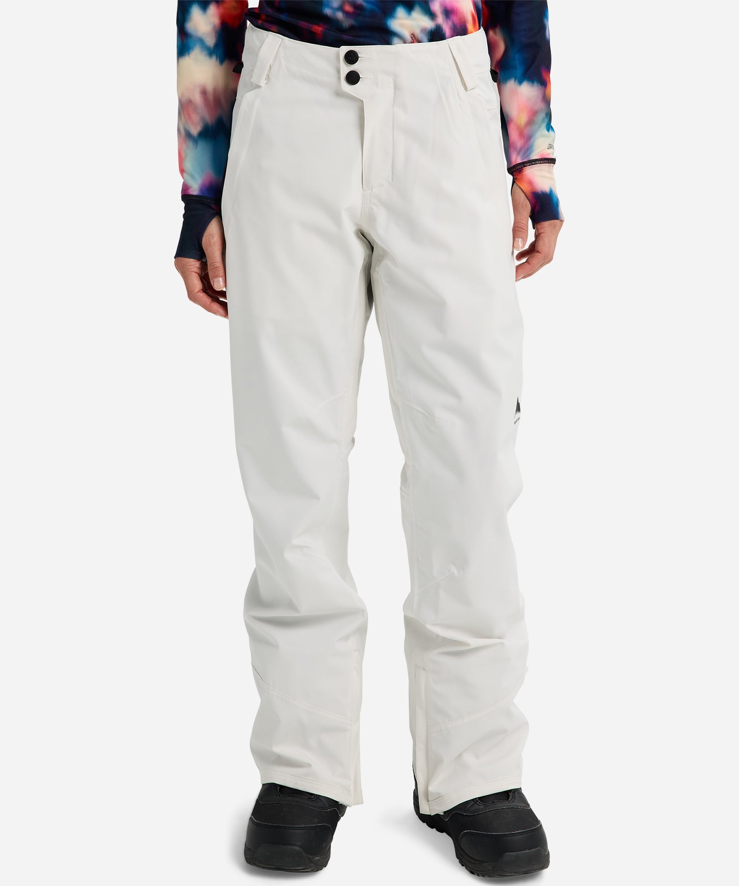 BurtonWomen_sReserve2LStretchPantStoutWhite-ModelFront