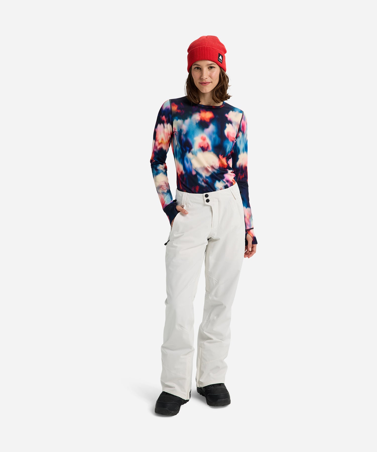 BurtonWomen_sReserve2LStretchPantStoutWhite-ModelFullBody