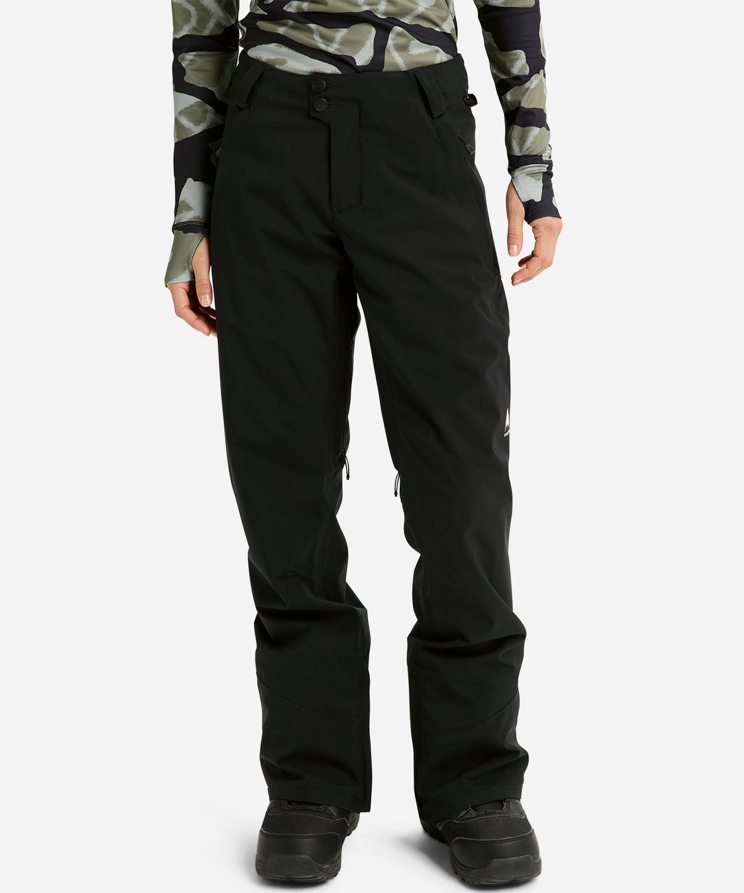 BurtonWomen_sReserve2LStretchPantTrueBlack-ModelFront