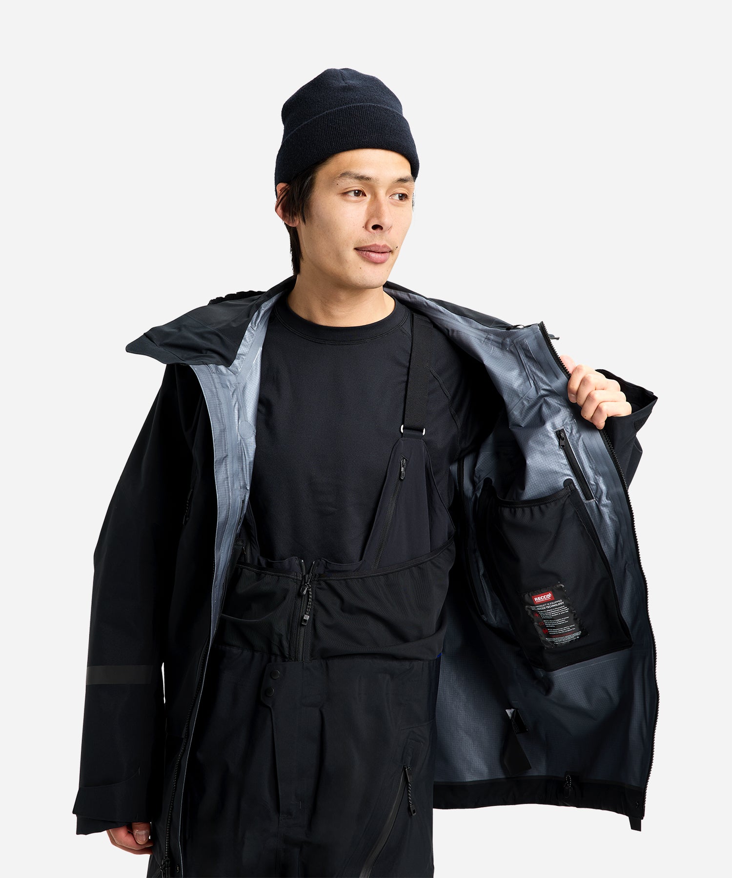 Burton_ak_GORE-TEXPROAcamar3LJacket2026TrueBlack-JacketOpen