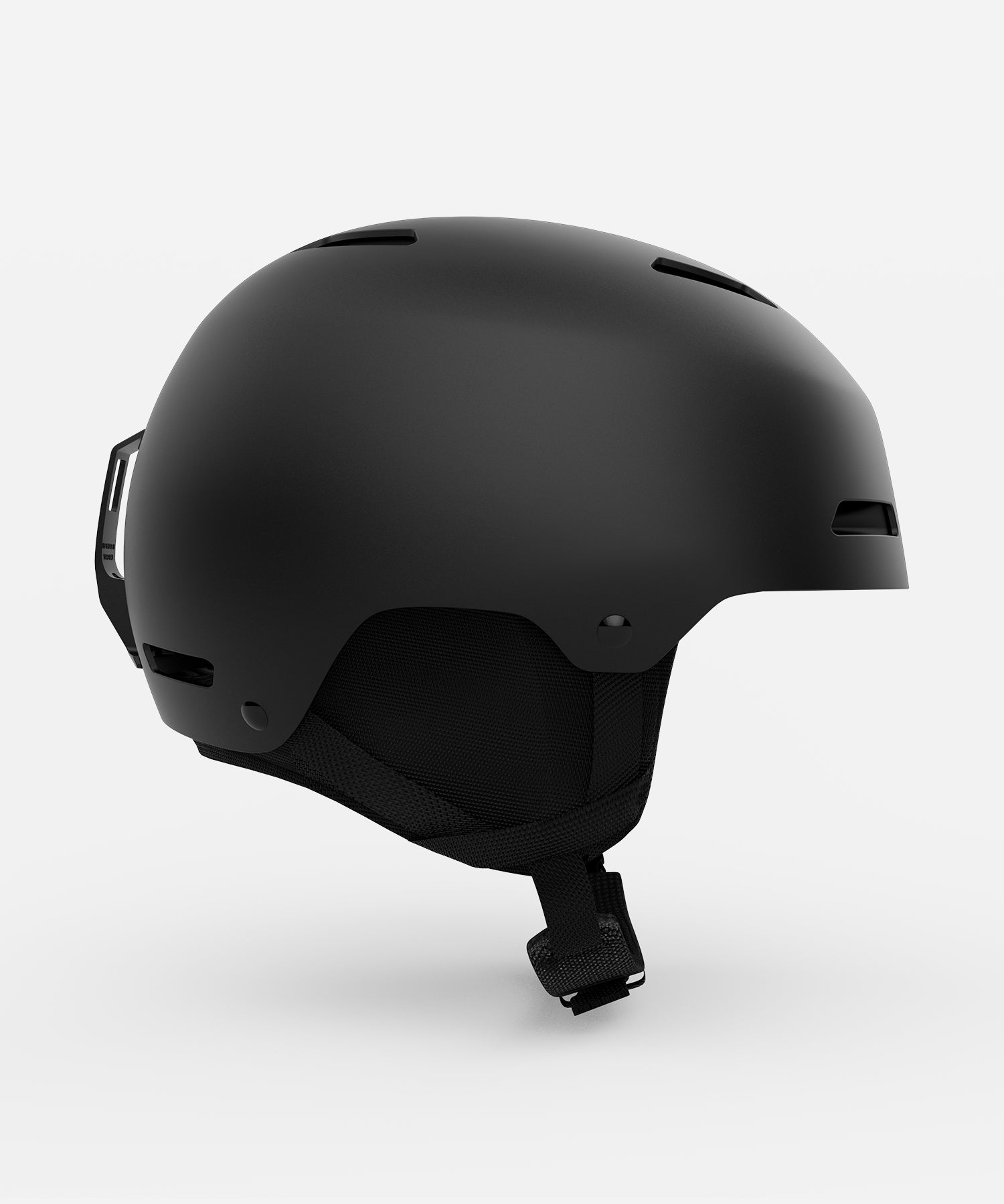 The Giro Ledge FIT MIPS Helmet in Matte Black facing right.