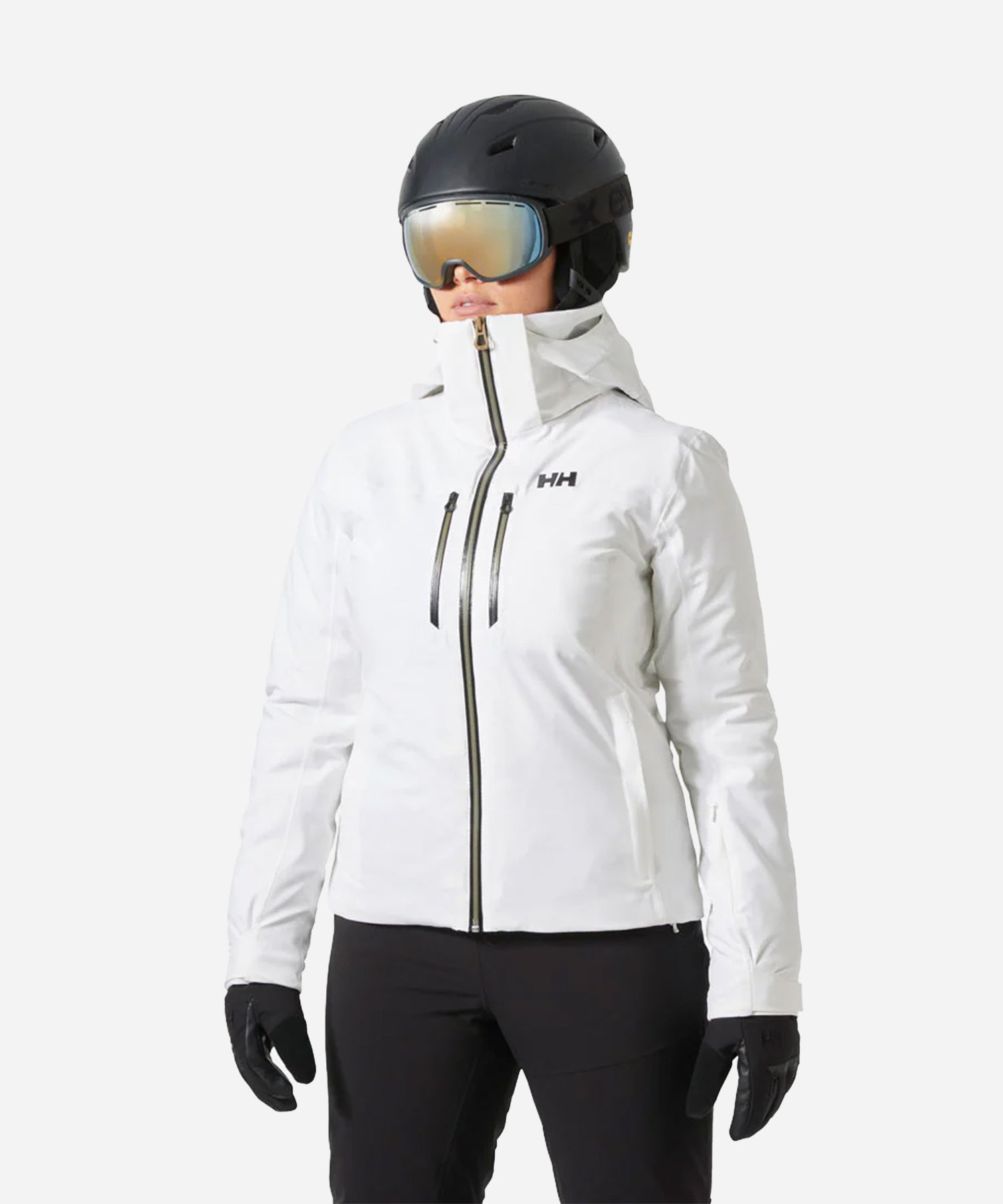 HellyHansenAlpheliaLifaloftJacketWhite-ModelFront