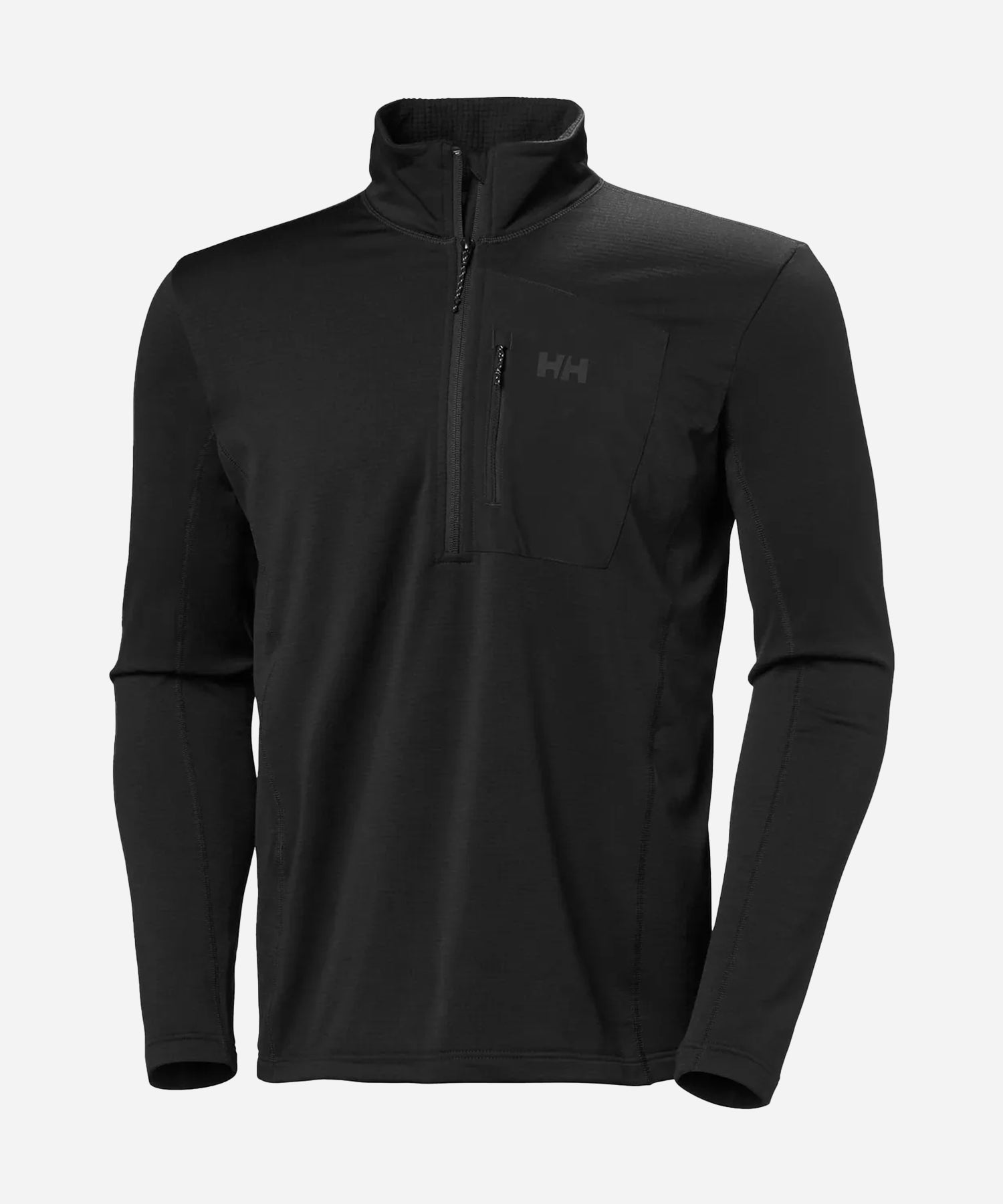 HellyHansenVersalite1_2ZipFleeceBlack-GhostFront