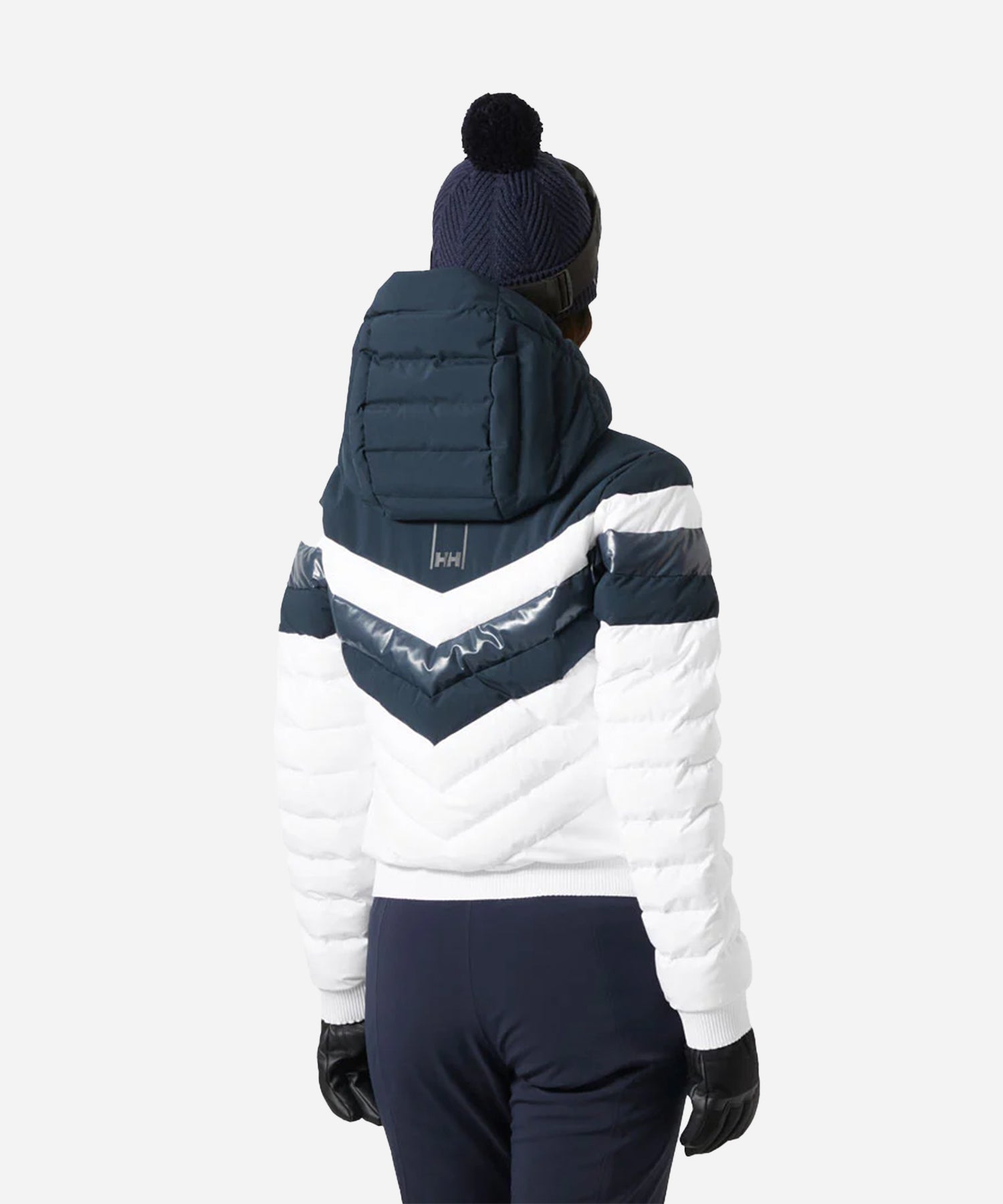 HellyHansenimperialPuffyShortJacketNavy-ModelBack