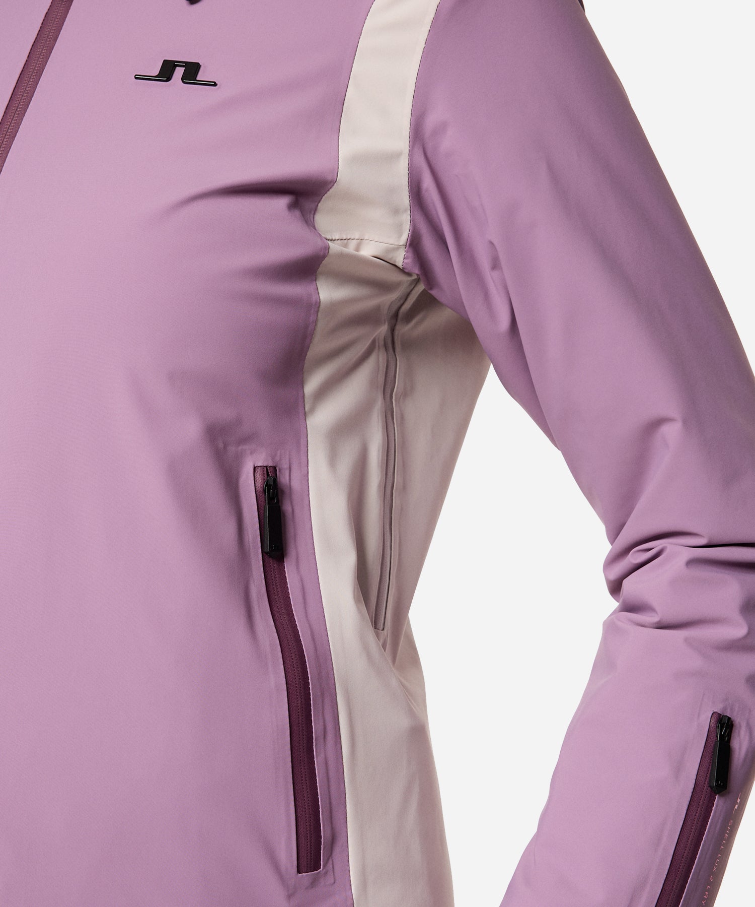 J.LindebergElmaJacketVeryGrape-Zippers