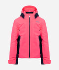 KJUS Girl's Downhill Jacket Cyber Pink Atlanta Blue
