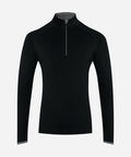 Kjus Men's Feel Half-Zip Mid Layer Black Dark Dusk