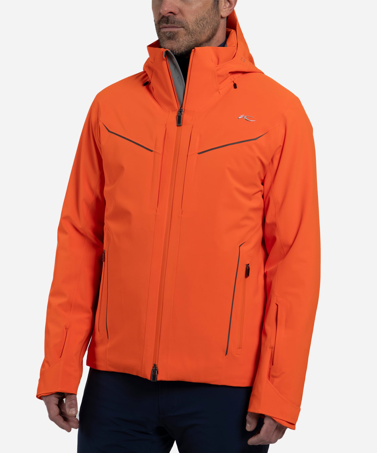 KJUSMen_sFormulaJacketKJUSOrange-ModelFront_8d863cfa-de1a-48da-b012-8d3beedf2868