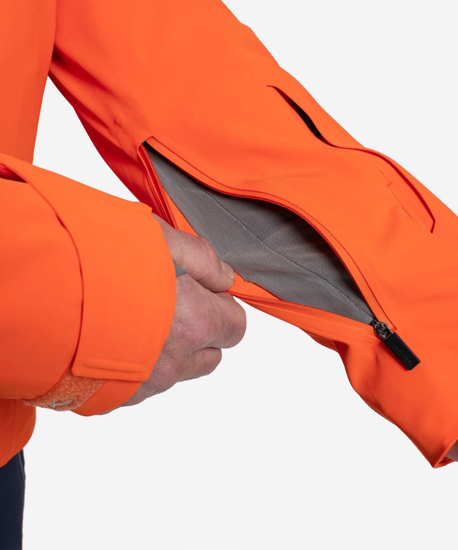 KJUSMen_sFormulaJacketKJUSOrange-SleeveVent