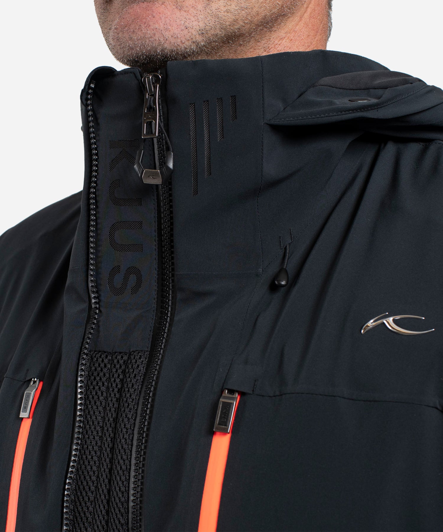 KJUSMen_sLasseAirflowJacketBlackSolarFlare-Zipper