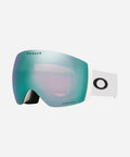 Oakley Flight Deck Pro Goggles Matte White - PRIZM Sapphire Iced Iridium