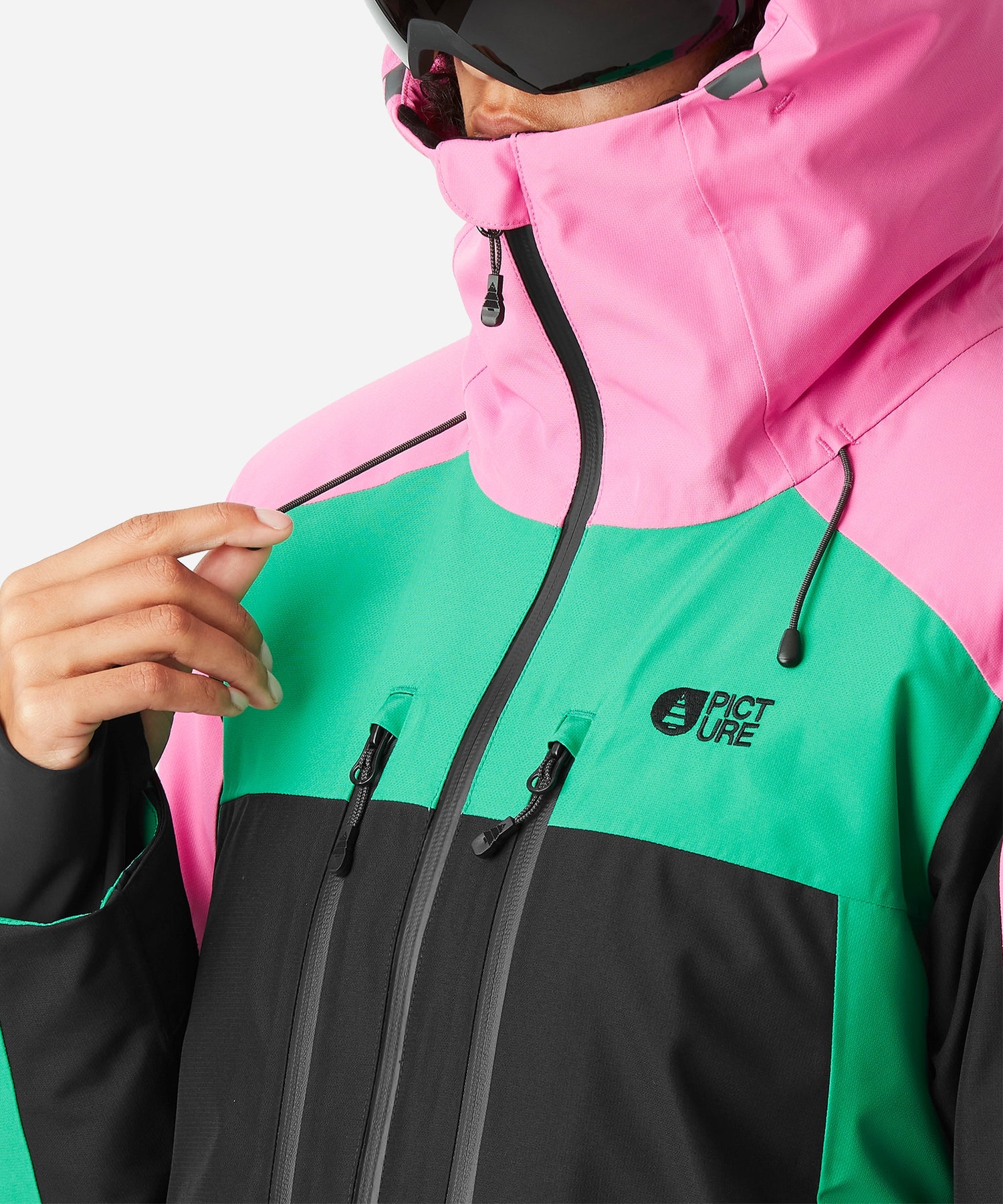 PictureExaJacketSuperPink-Drawstring