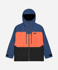 Picture Object Jacket Patriot Blue Neon Flare