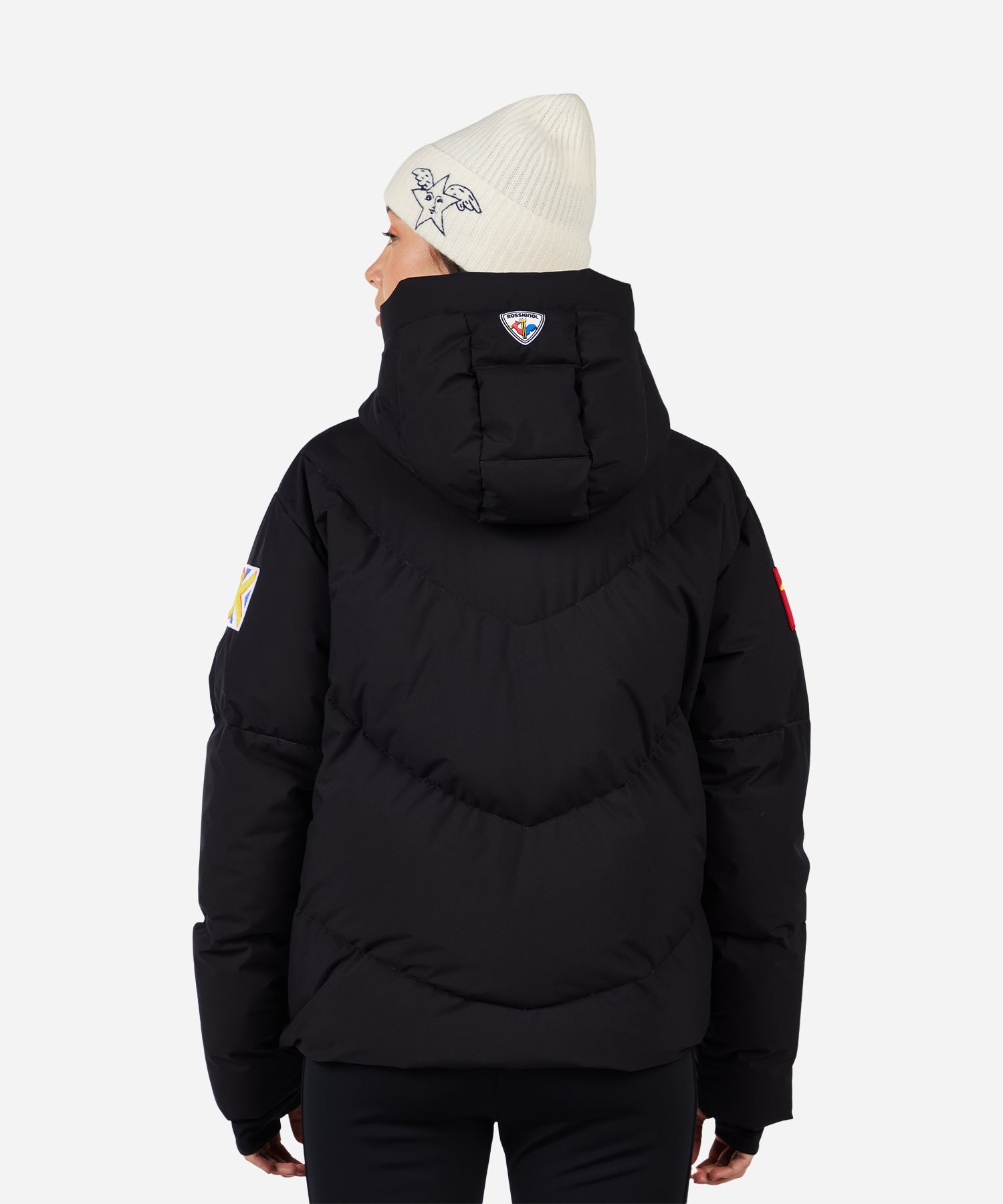RossignolJCCAllsnowJacketBlack-ModelBack