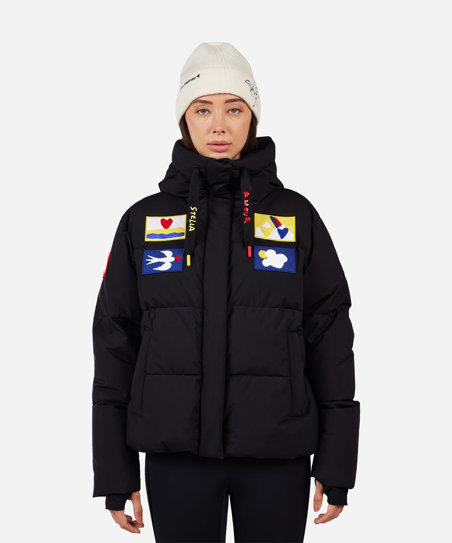 RossignolJCCAllsnowJacketBlack-ModelFront