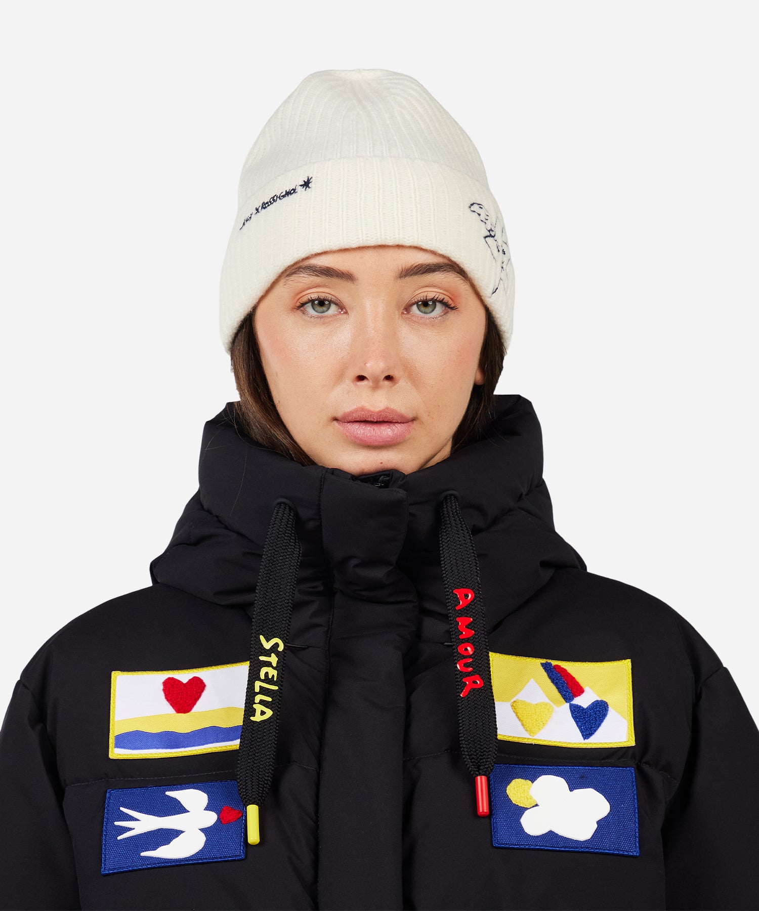 RossignolJCCAllsnowJacketBlack-ModelFrontClose