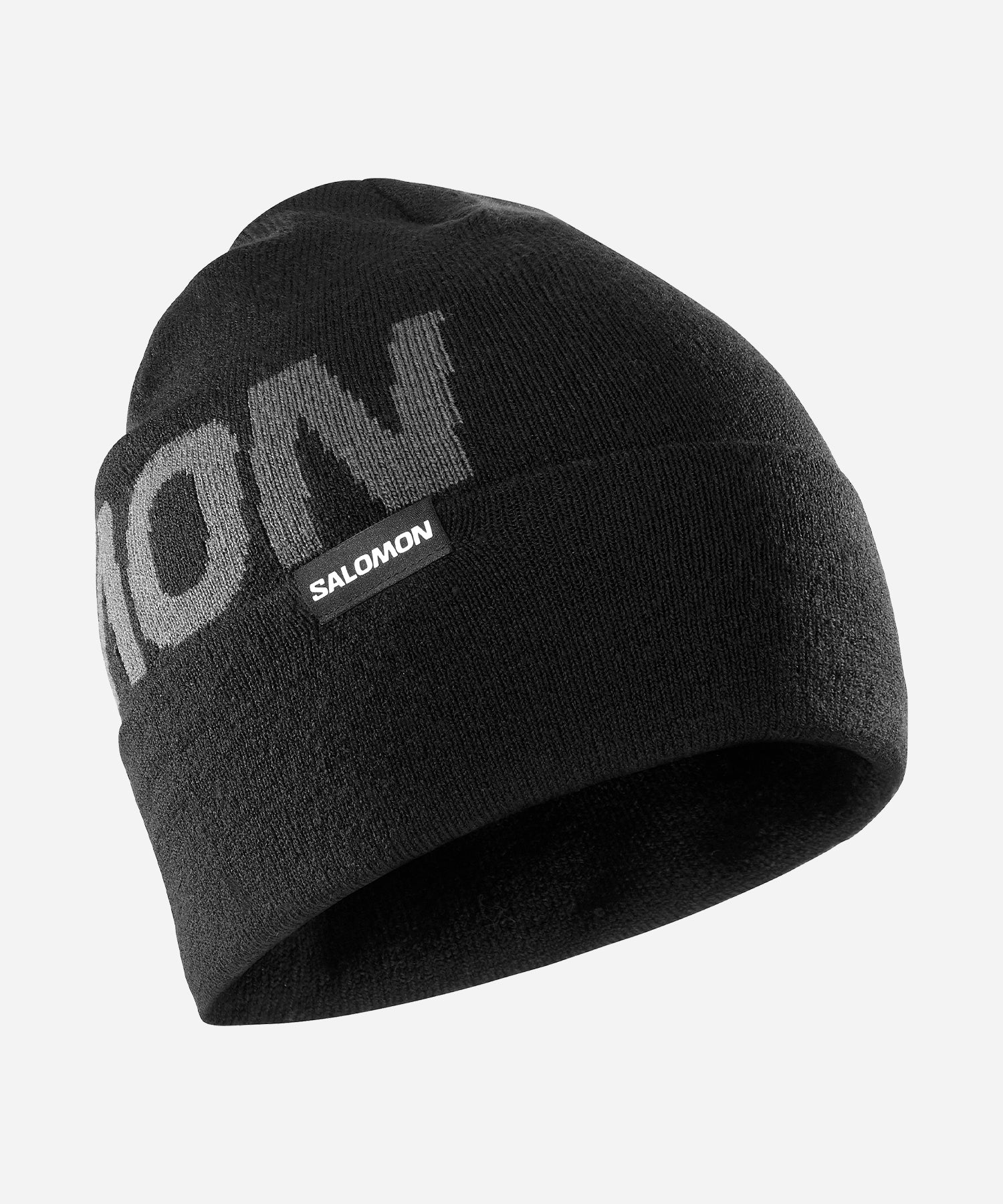 SalomonHermitageBeanieDeepBlack-Ghost