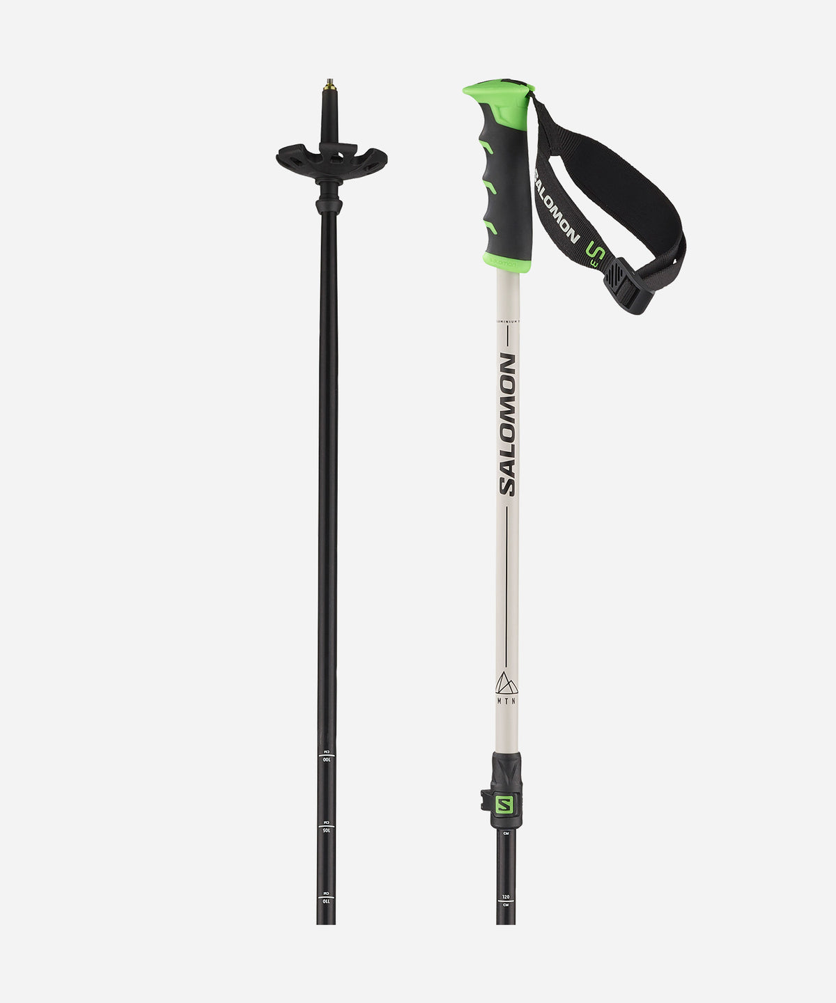 Salomon MTN ALU S3 Poles Rainy Day/Green