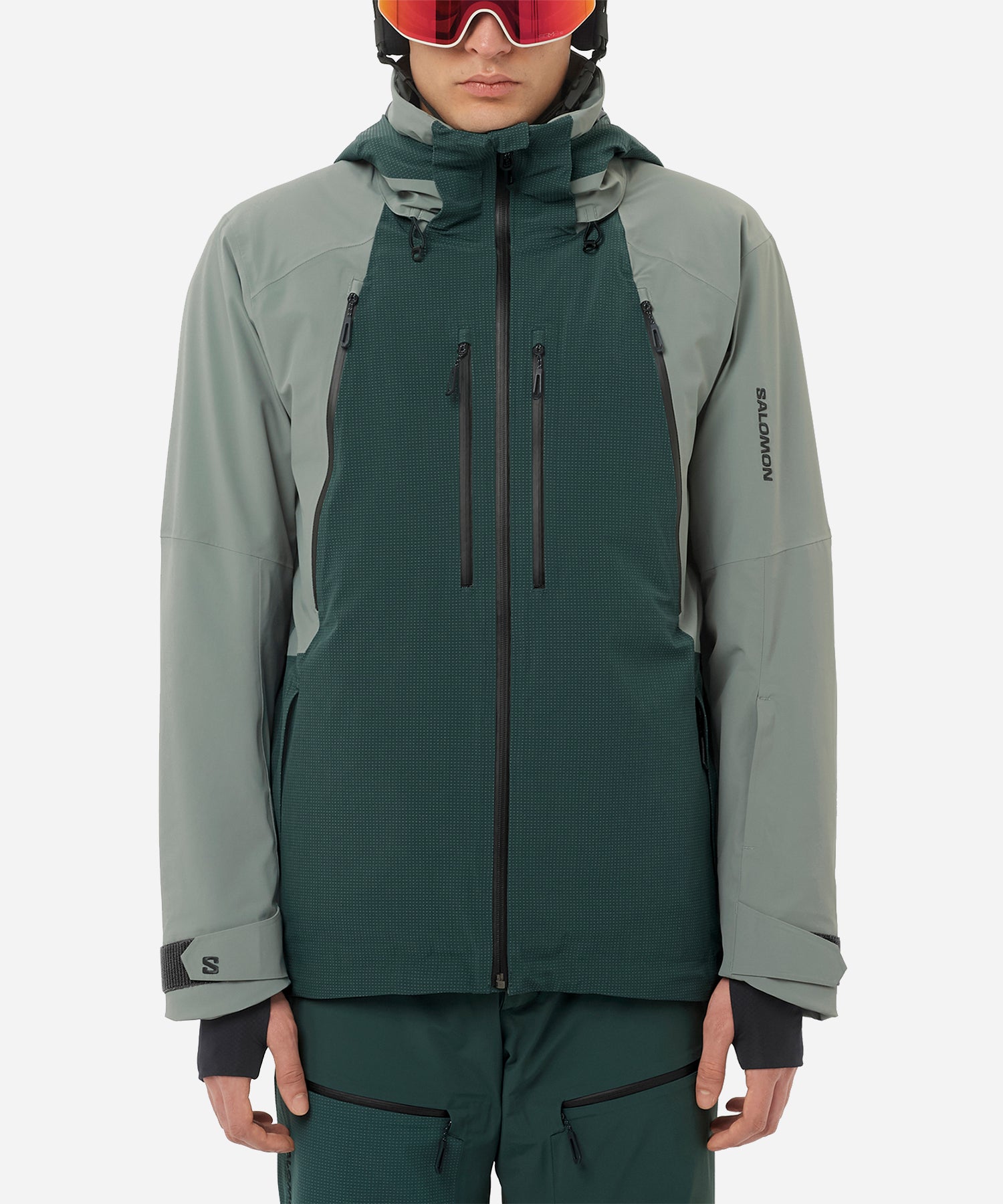 SalomonMen_sSpectralJacketGreenGables-ModelFront