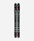 Salomon QST 100 2027 Ski Black Iceberg Green Equipe Red