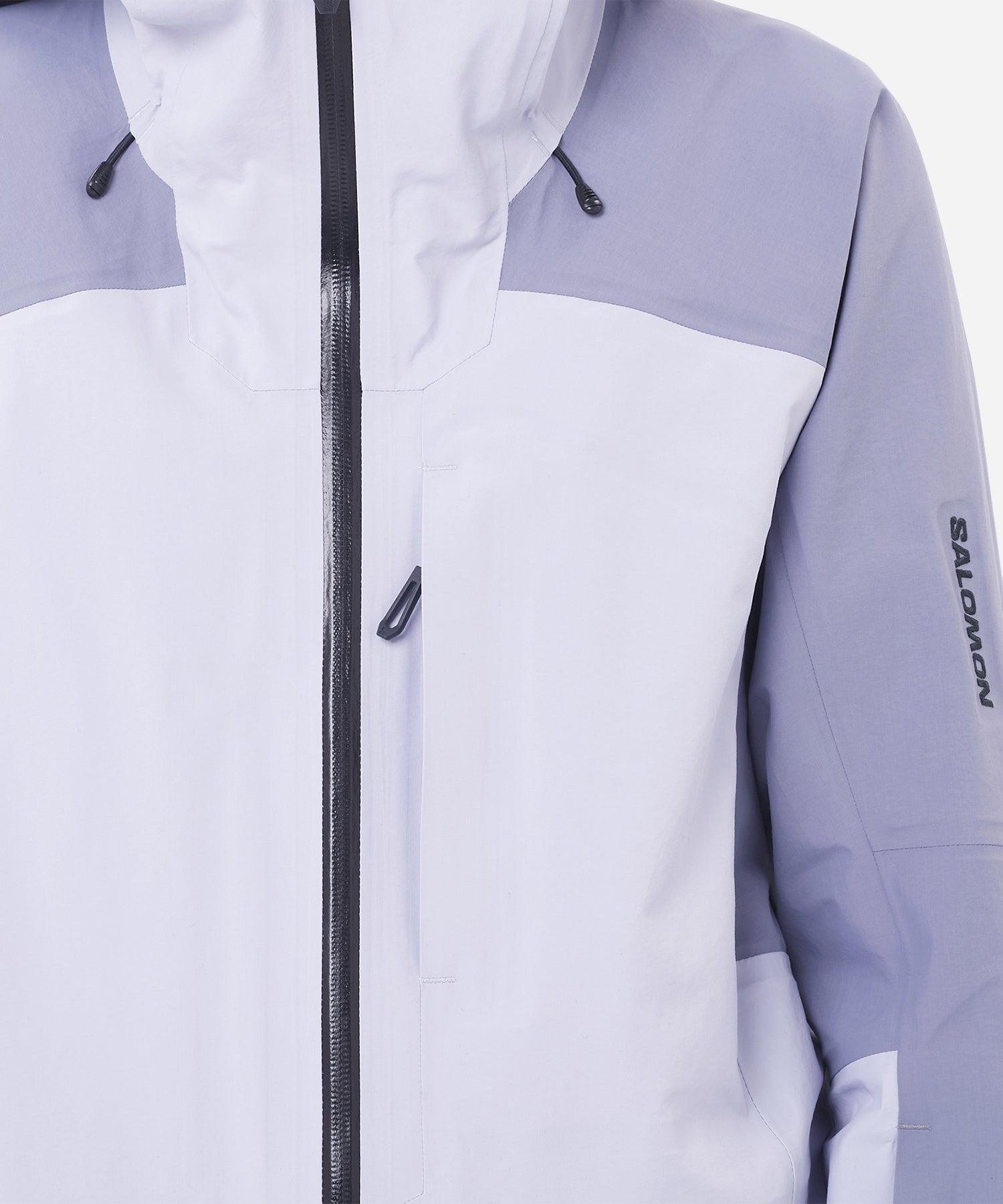 SalomonWomen_sAbsolute3LJacketCosmicSky_BlueGranite-ChestDetail