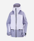 Salomon Women's Absolute 3L Jacket Cosmic Sky Blue Granite